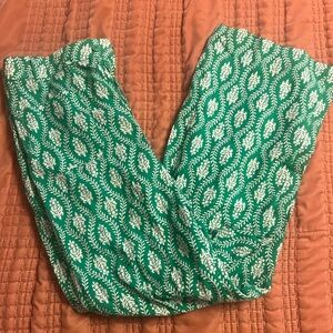 Zara Green Leaf Print Women's Jeans